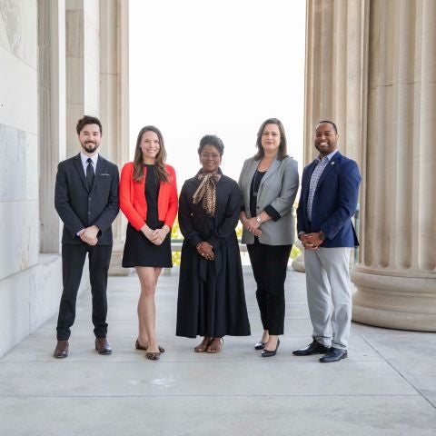 Lipscomb's College of Leadership & Public Service Students at Capital Hill in Nashville