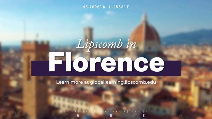 Lipscomb in Florence promotional video