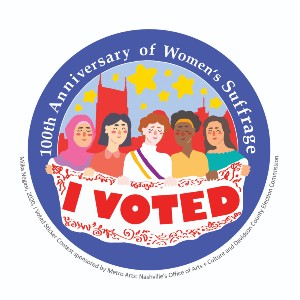 Davidson County August 2020 Voting Sticker