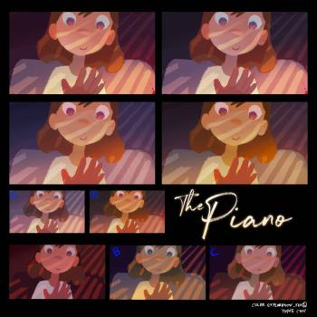 Color sketches of The Piano