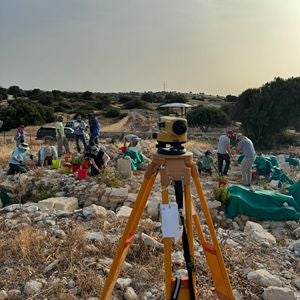 Group of arch students in Kourion