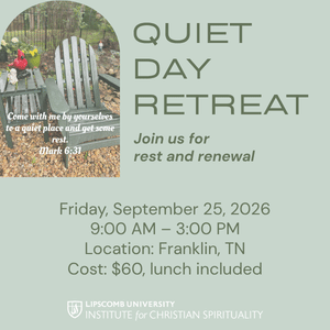 Image for Quiet Day Retreat