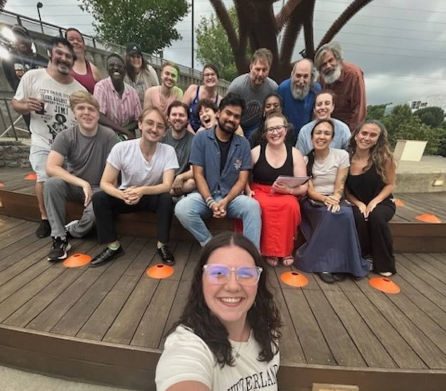 Lipscomb cast and crew at the Merry Wives of Windsor.
