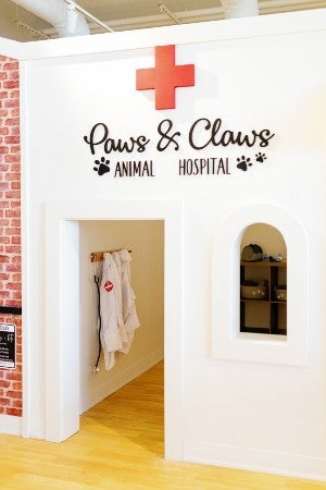 The Paws & Claws vet clinic at Music Sippy Social