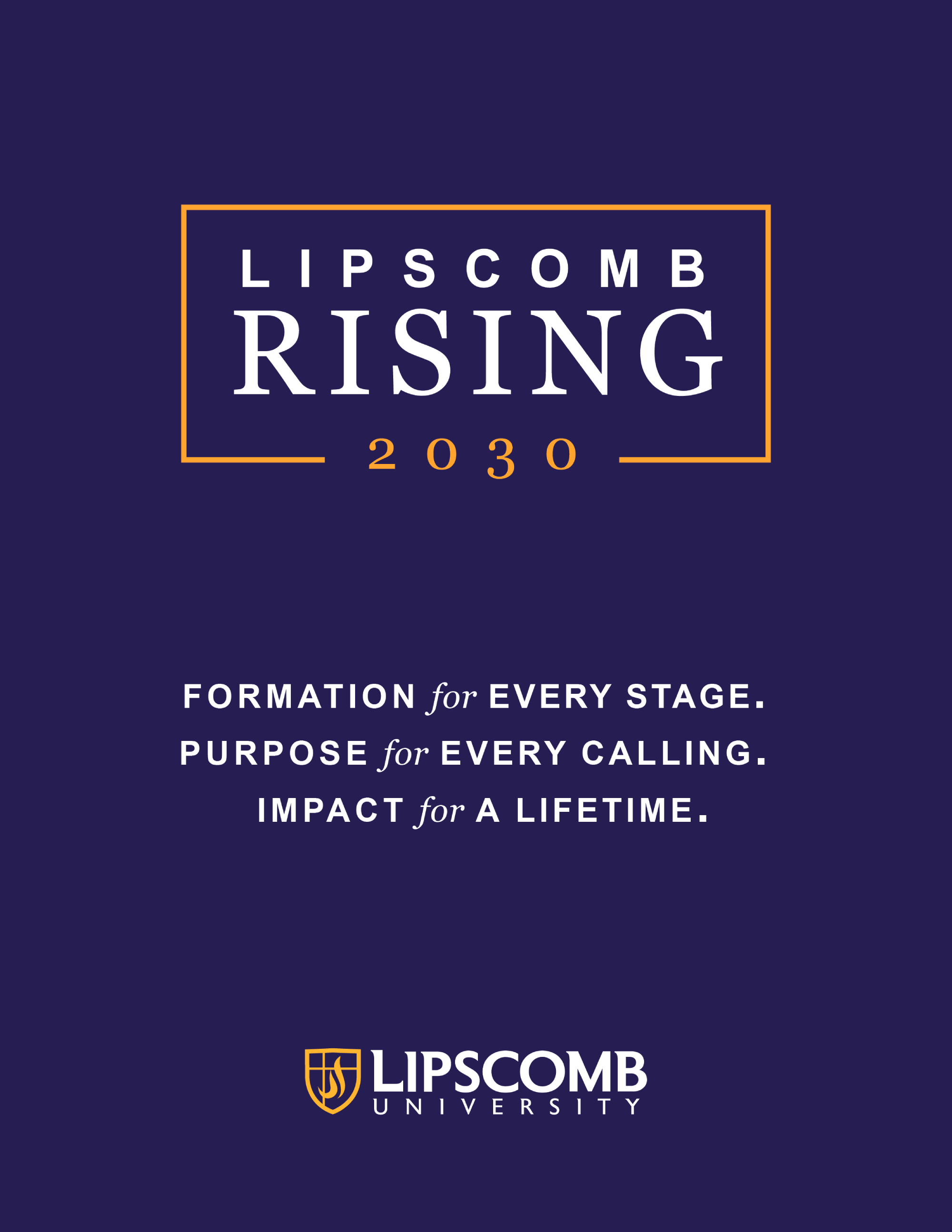 Lipscomb Rising 2030 strategic plan (PDF)