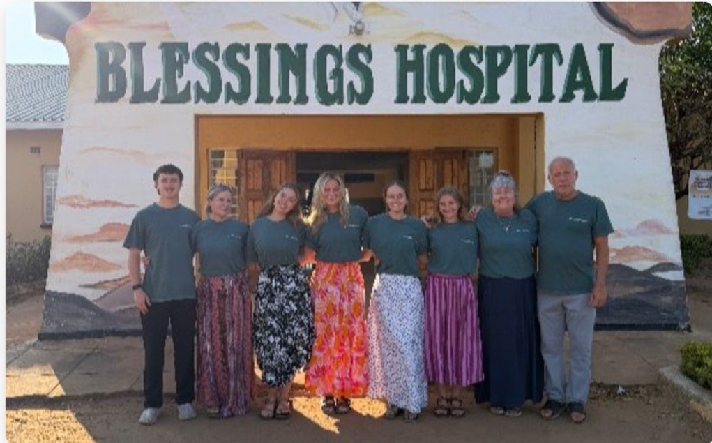 students at blessing hospital in Malawi