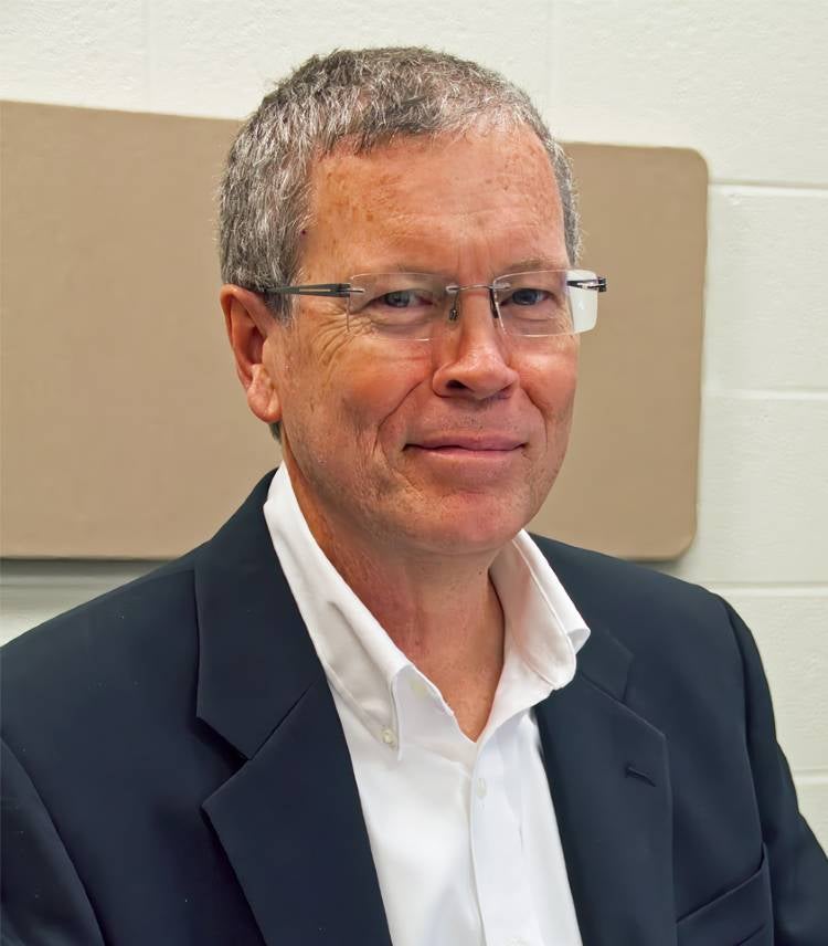 HEad shot of Steve Rhodes