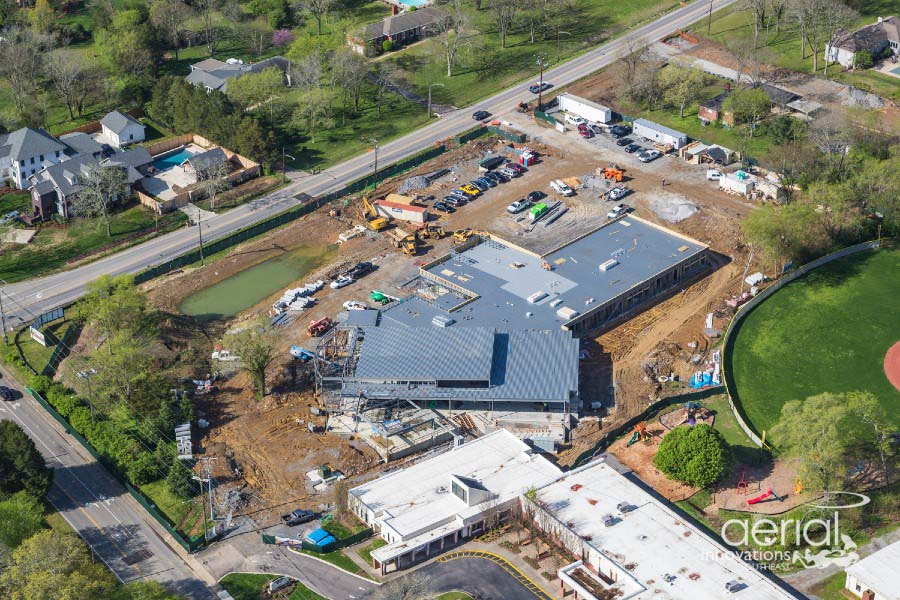 Construction makes progress for the university and Lipscomb Academy ...