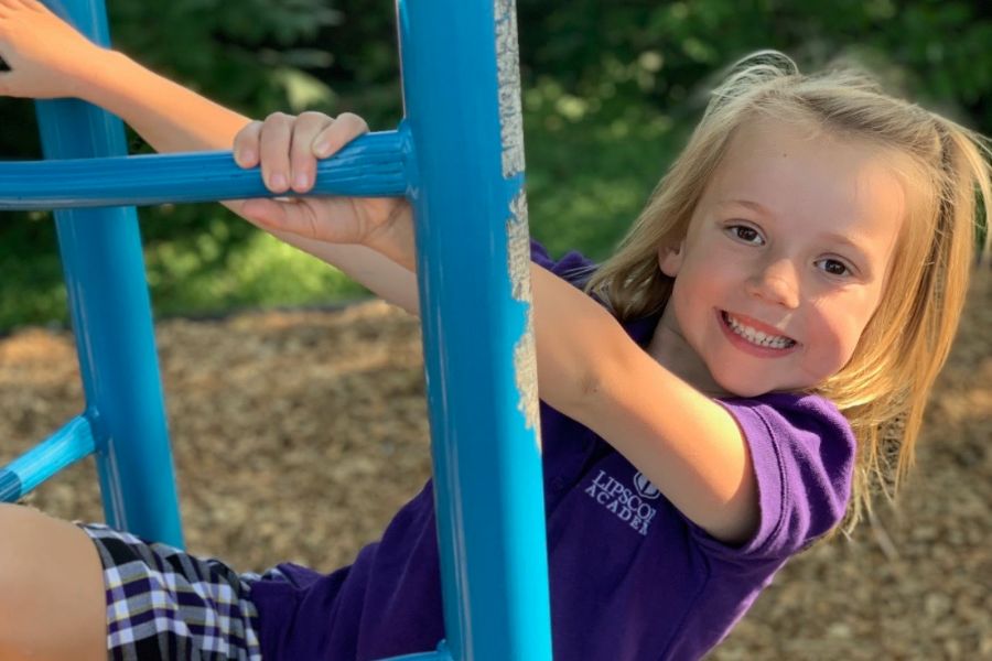 Lipscomb Academy kindergarten student at play