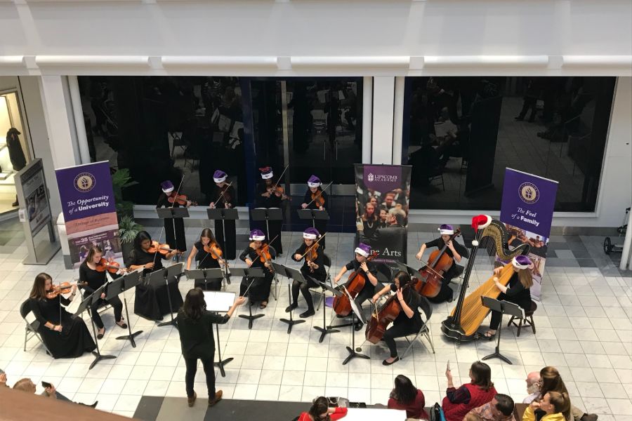 Strings performing at the Green Hills Mall