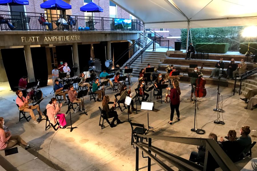 Academy performing arts performing in Flatt Amphitheater