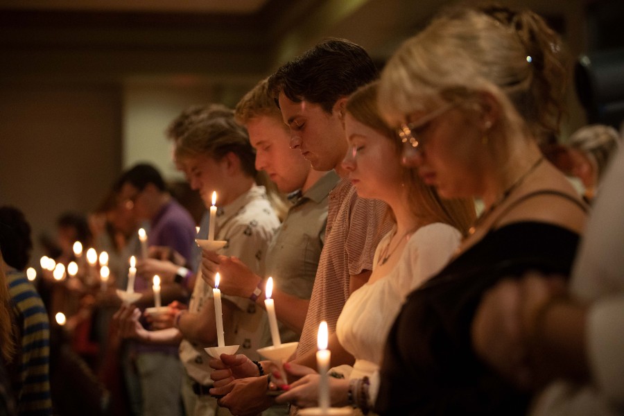 Candlelighting ceremony at Inituium ceremony