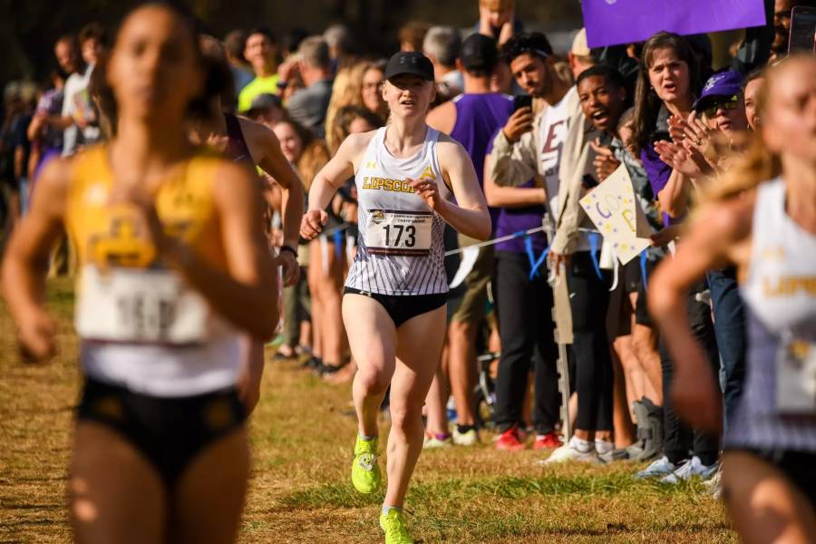 Liza Corso competes for the Bisons