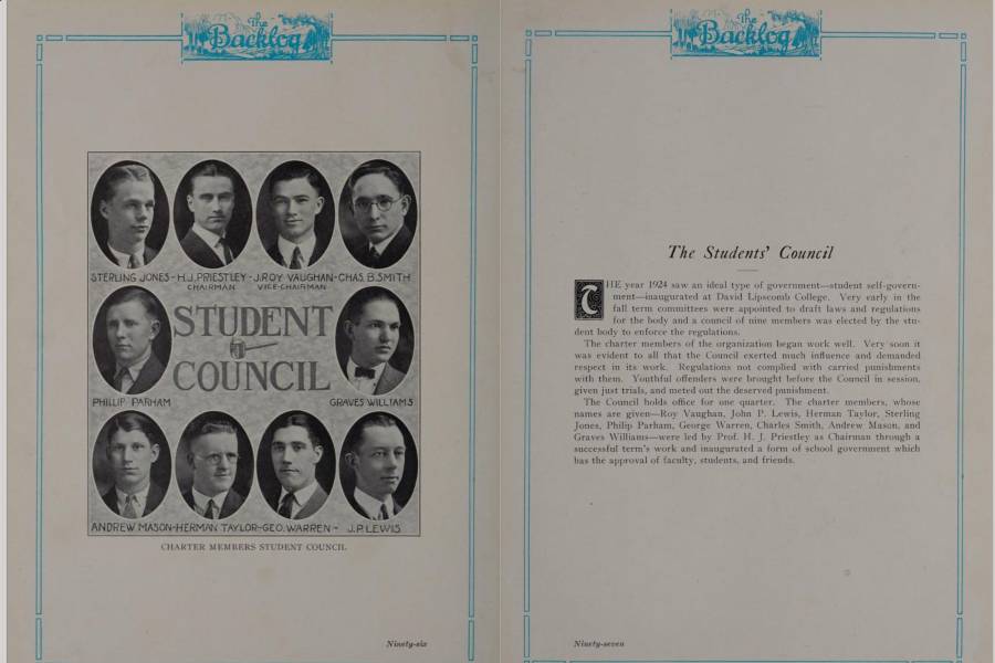 Student government 1925