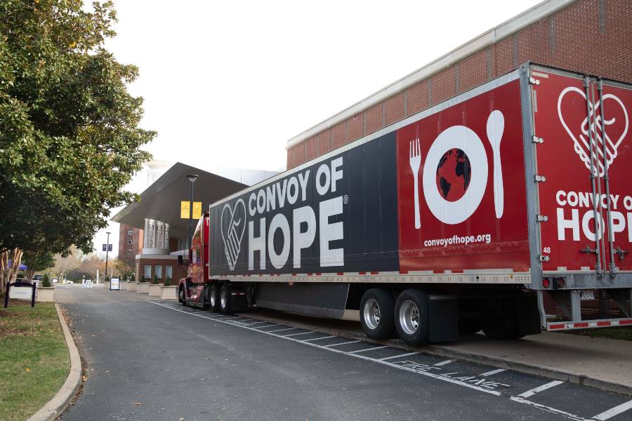 Convoy of Hope truck