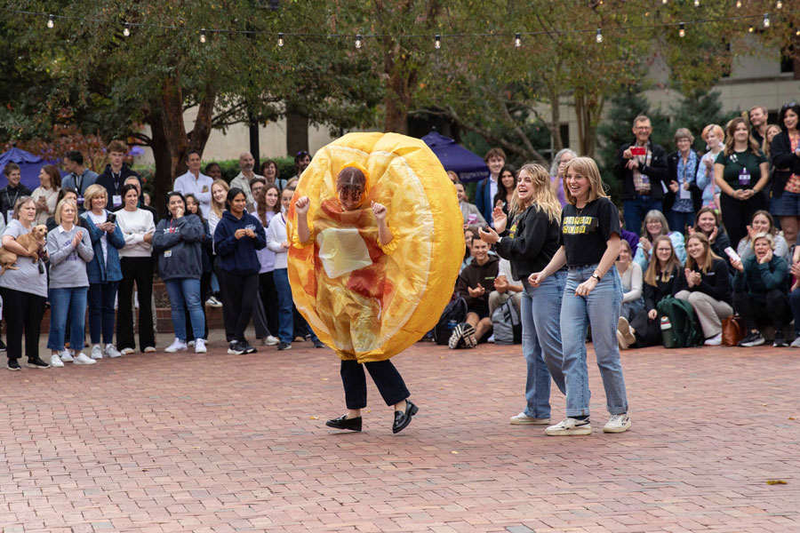 Students in parade