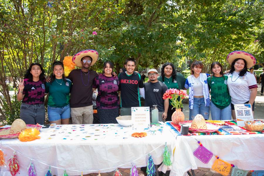 Hispanic students at the Fall Fiesta Square Fair