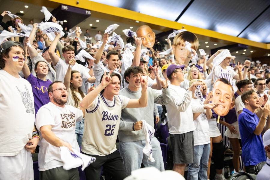 Lipscomb fans in the stands. 