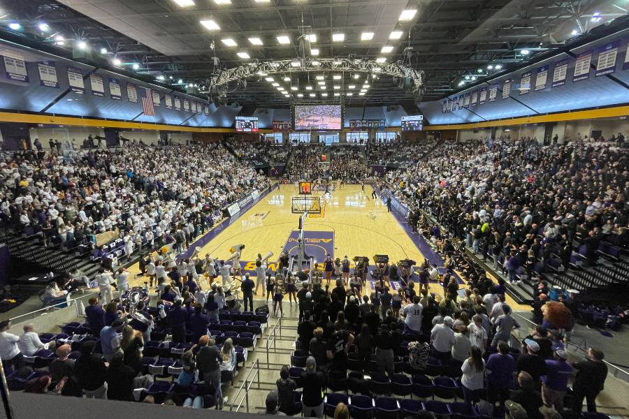 A packed Allen Arena