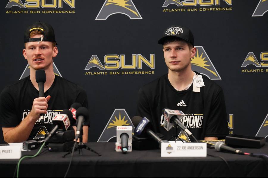 Will Pruitt and Joe Anderson at press conference