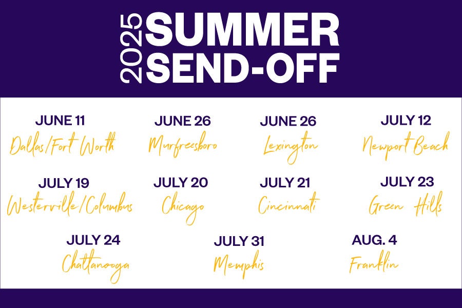 2025 Summer Send-Offs