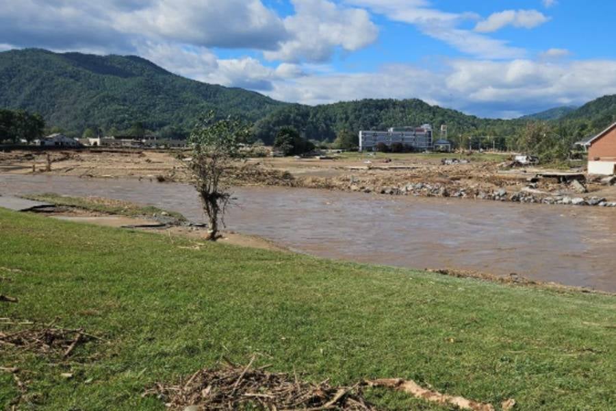Riverview Church along the Nolichucky River in Erwin, Tennessee. Photo courtesy: Tim Bailey