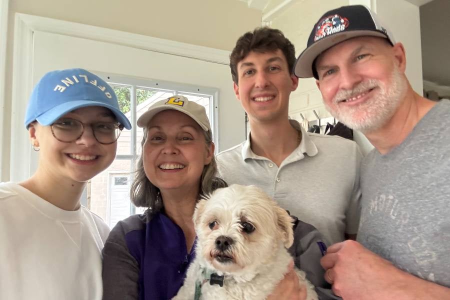 Butler family when Chloe came home from the hospital. 
