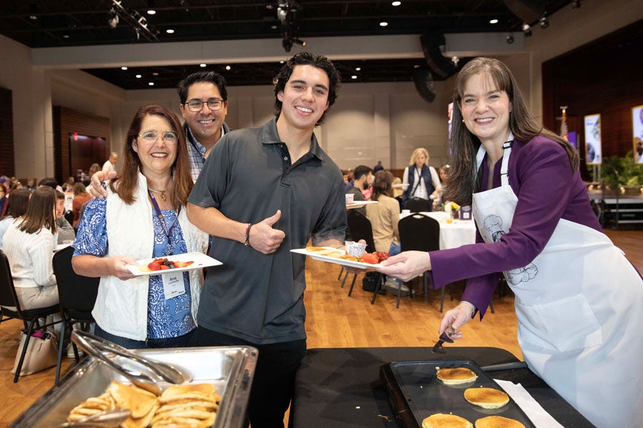 Pancakes with the President