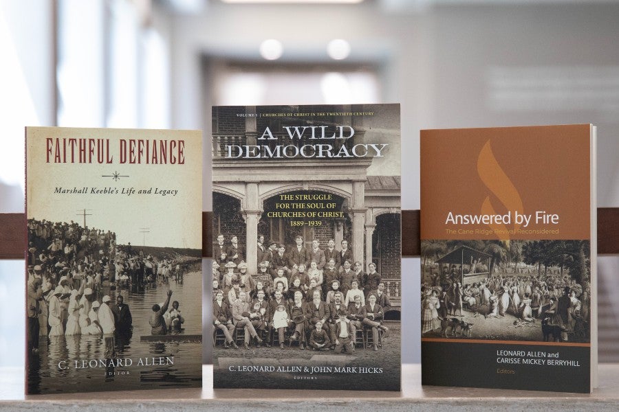 The covers of the latest three published books 