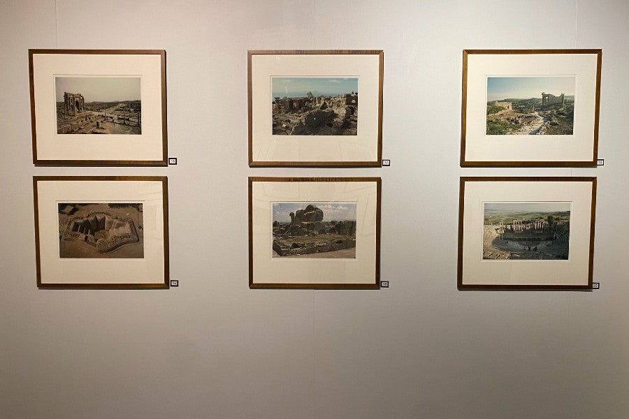 Photos included in the museum exhibit