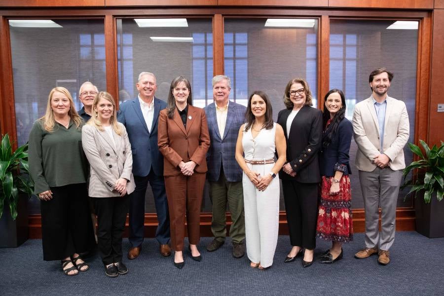Representatives of Lipscomb University and the Tennessee World Affairs Council met at Lipscomb on Oct. 15. 