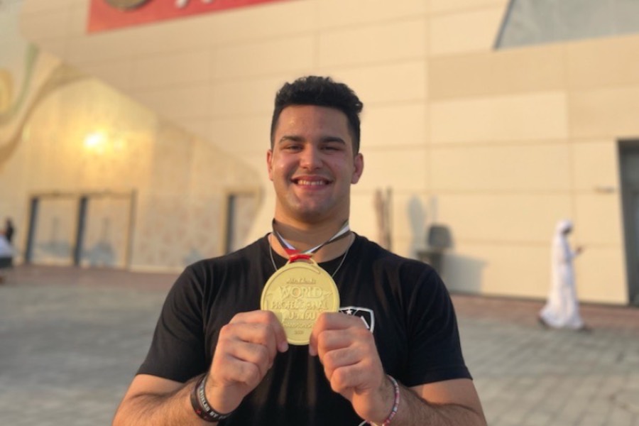 Freshman Joao Ribeiro is golden at Abu Dhabi World Pro Jiu Jitsu  Championships