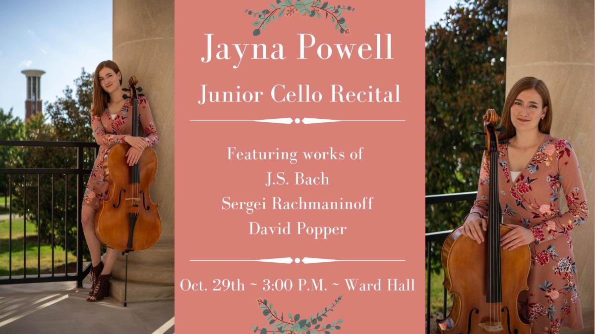 Jayna Powell Recital Poster