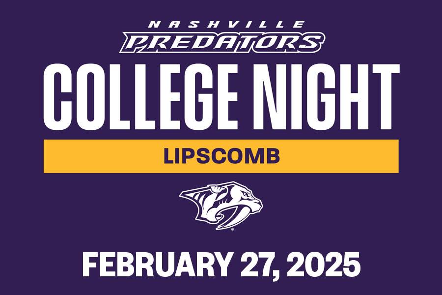 College Night at the Preds ad