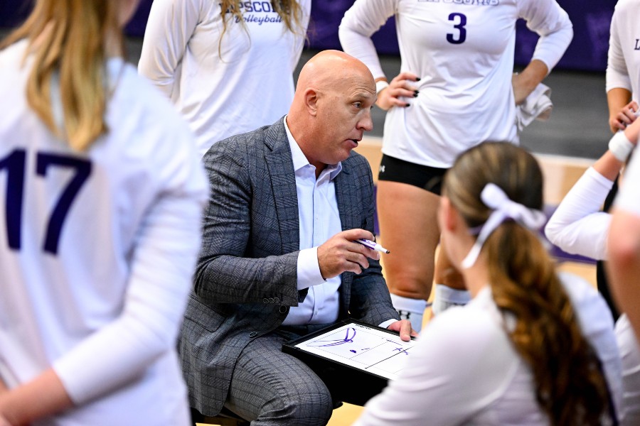 Volleyball coach notches 400th win in November