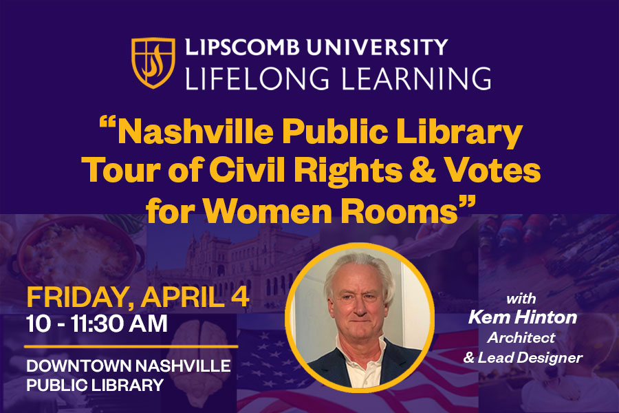 Spring Lifelong Learning Lunch & Learn: “Field Trip to Downtown Nashville Public Library”