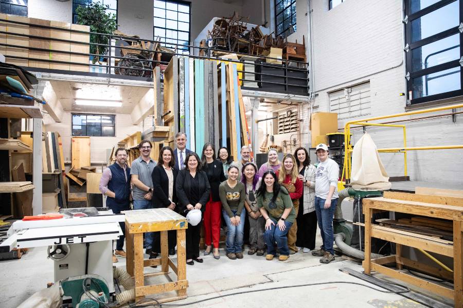 Steamplant transformed into new scene shop for Lipscomb Theatre