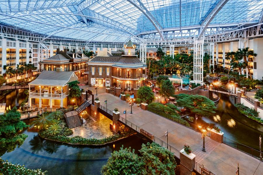 The Delta Atrium at the Gaylord Opryland Resort & Convention Center. 