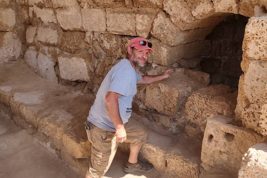 Nick Smith on a dig in Isreal