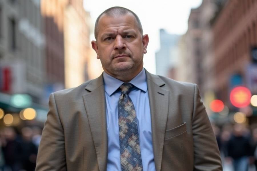 Jeffrey Adams standing outside