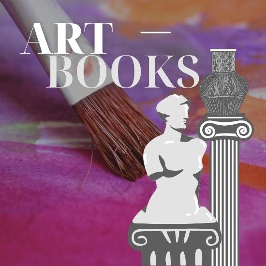 Sculpture in front of paint brush 