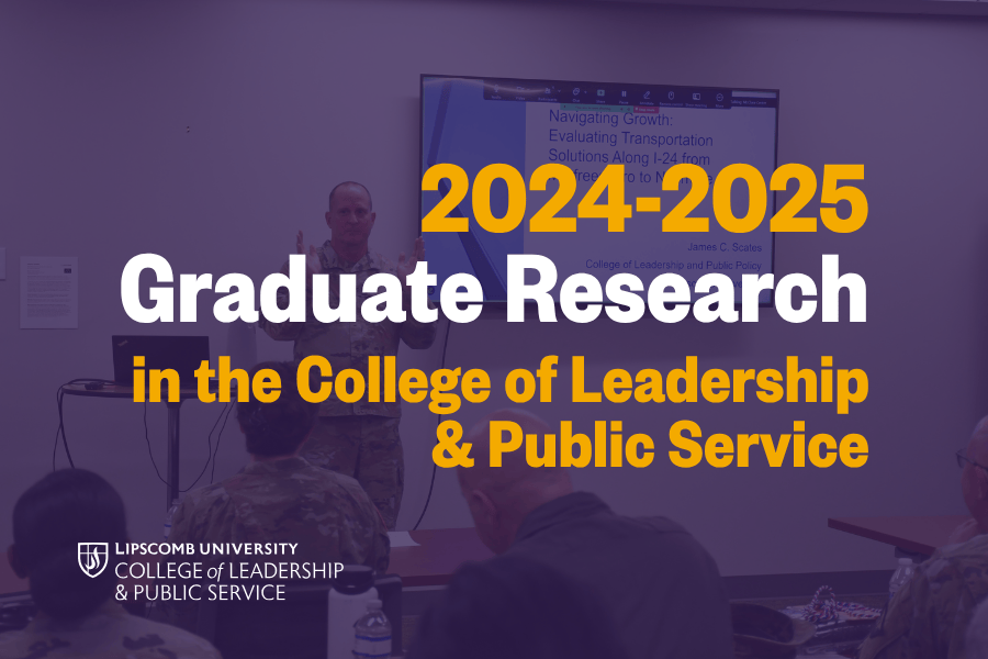 2024-2025 Graduate Research in the College of Leadership & Public Service