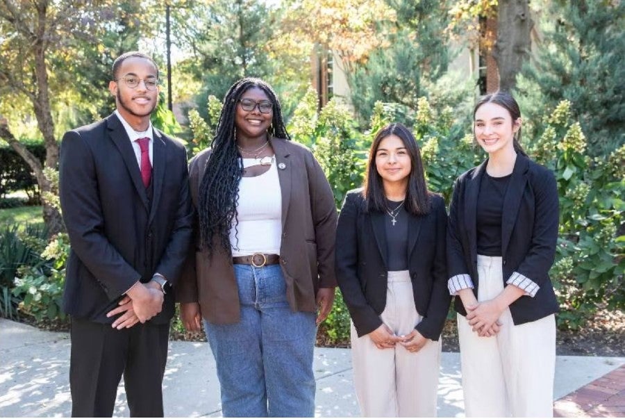 All four 2024-25 Fred Gray Scholars
