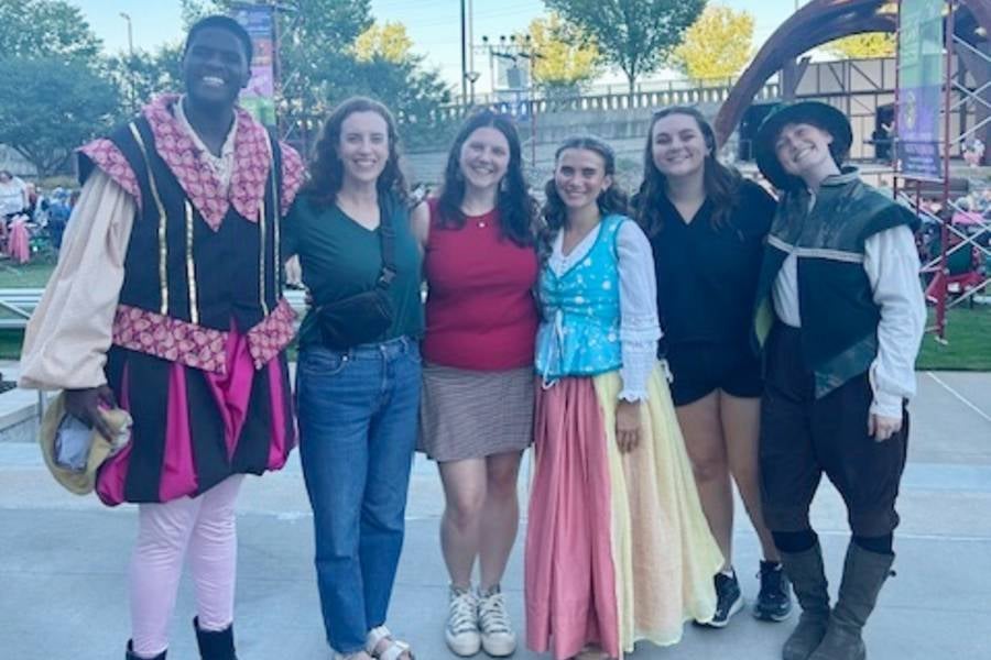 From classroom to stage: Lipscomb theatre community plays key role in Nashville Shakespeare Festival’s ‘The Merry Wives of Windsor’