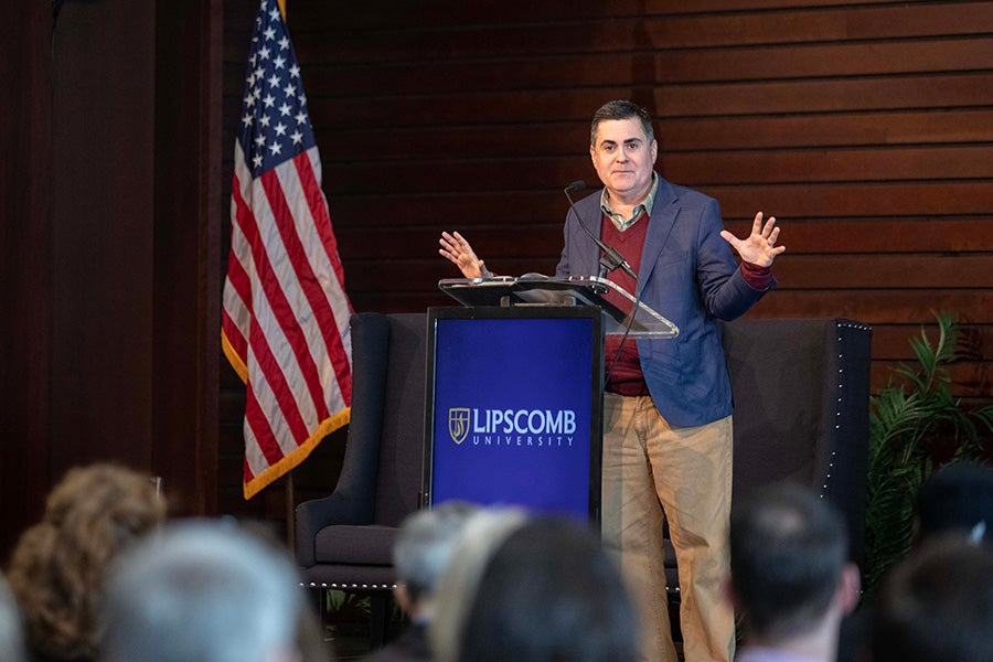 Russell Moore speaking at an event