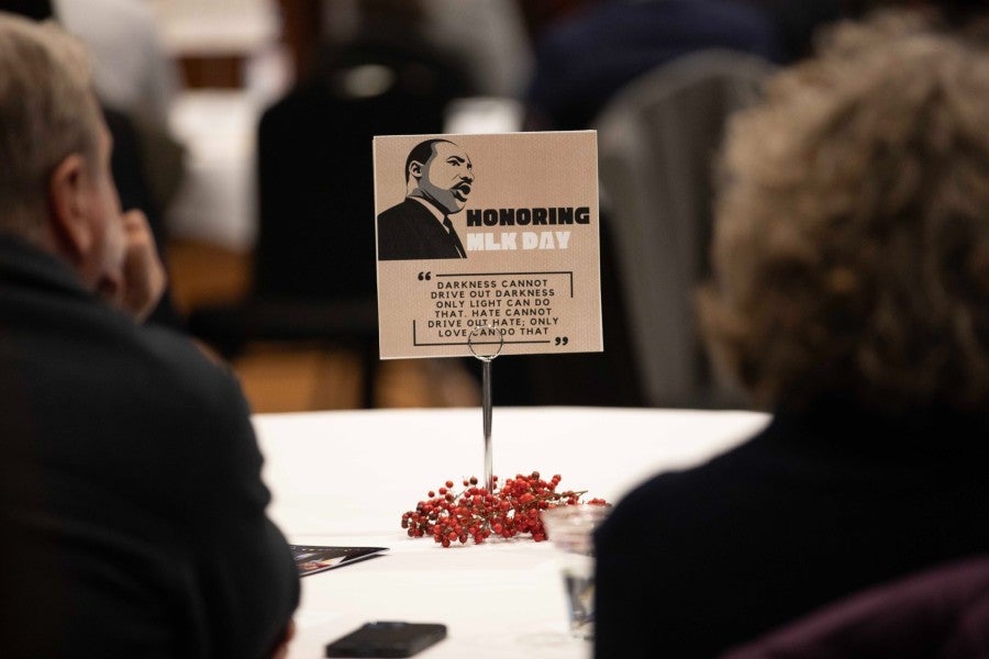 a table at year event 