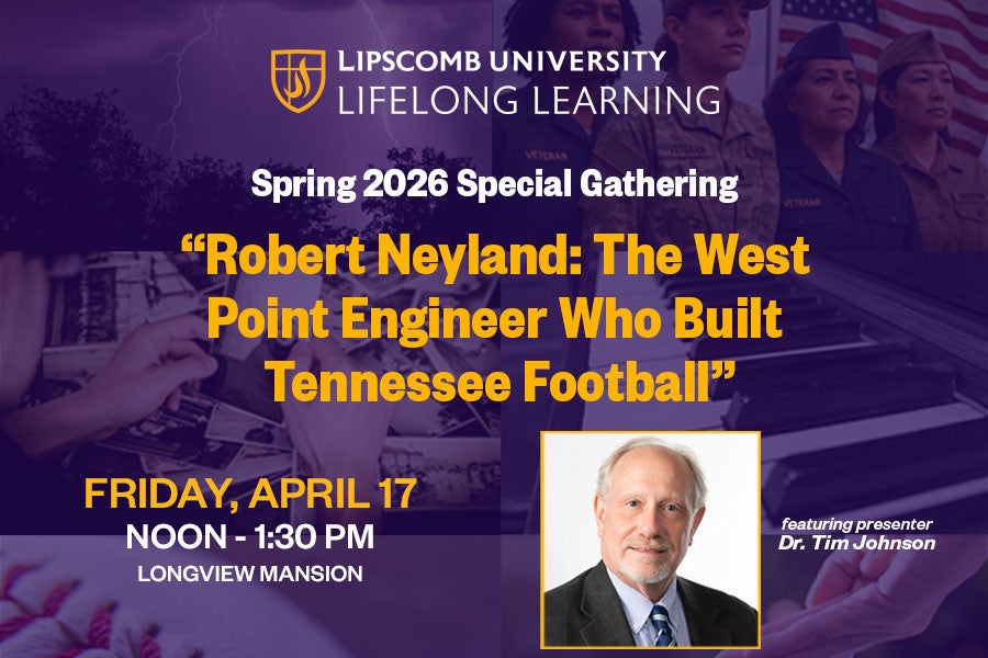 Graphic image of class title and headshot of Tim Johnson