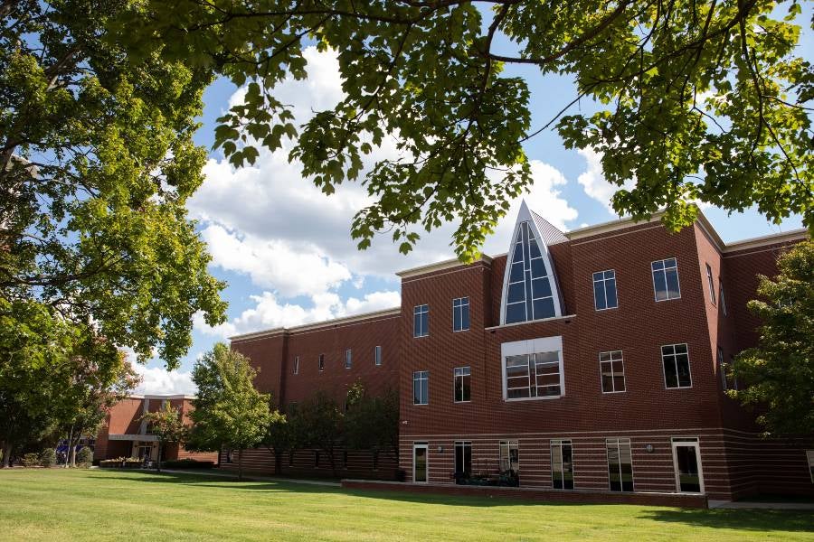 Outside of the Ezell Center