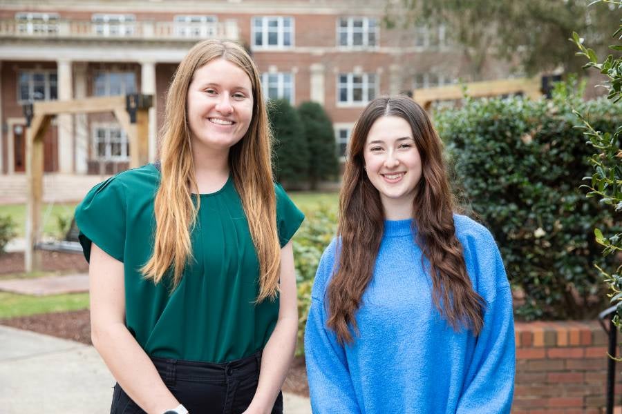 Claire Edmondson and Ellie Heslon