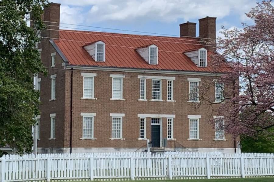 Building at the Shaker Village in Auburn, Kentucky